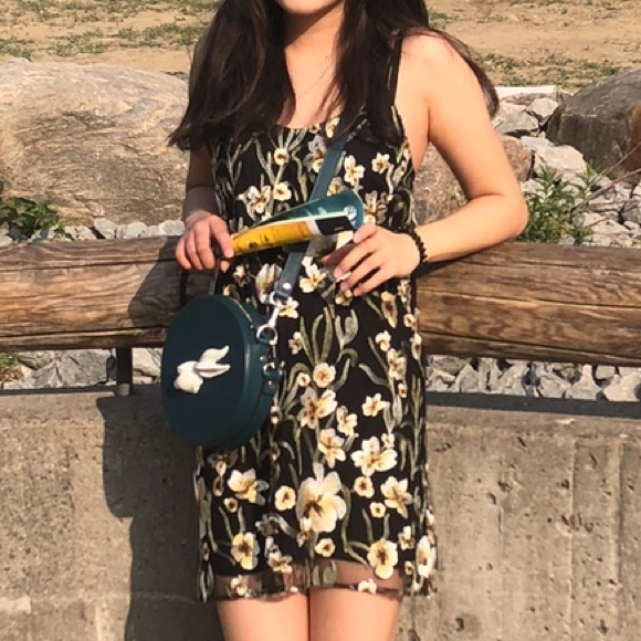 Little Moon floral mini dress XXS - Picture 3 of 3